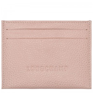 Nude - Leather Longchamp Le FoulonnÉ Men Card Holder | AU9052RV