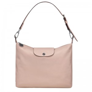 Nude - Leather Longchamp Le Pliage Xtra M Hobo Women Shoulder Bags | AU7519CT