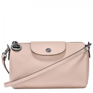 Nude - Leather Longchamp Le Pliage Xtra XS Crossbody Women Mini Bags | AU7111FD