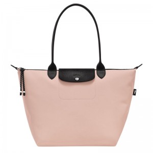 Nude - Recycled canvas Longchamp Le Pliage Energy L Tote Women Shoulder Bags | AU7507LI