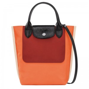 Orange - Canvas Longchamp Cabas XS Tote Men Handbag | AU8935PJ