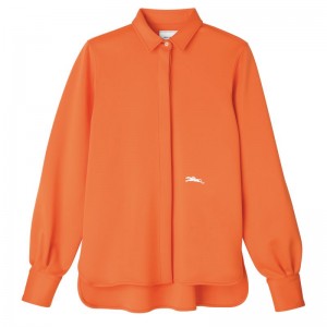 Orange - Jersey Longchamp Women Shirt | AU8663CT