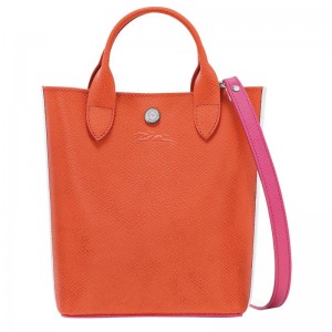 Orange - Leather Longchamp Épure XS Tote Women Mini Bags | AU7023EB