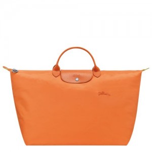 Orange - Recycled canvas Longchamp Le Pliage Green S Women Travel Bags | AU8123AH