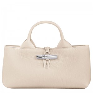 Paper - Leather Longchamp Le Roseau S Women Handbag | AU7290PJ