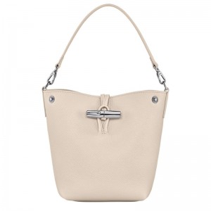 Paper - Leather Longchamp Le Roseau XS Bucket Women Mini Bags | AU7070EB