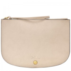 Paper - Leather Longchamp Épure Women Pouches | AU8022FD