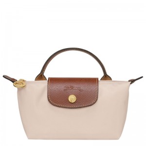 Paper - Recycled canvas Longchamp Le Pliage Original with handle Women Pouches | AU7948OK