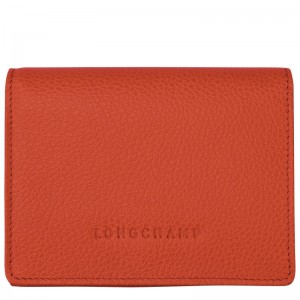 Paprika - Leather Longchamp Le FoulonnÉ Men Wallets | AU9004IL