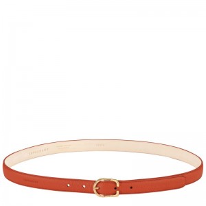 Paprika - Leather Longchamp Le FoulonnÉ Women Belts | AU8381OK