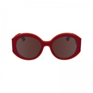 Red - Plant Based Resin Longchamp Women Sunglasses | AU8467PJ