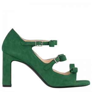 Thyme - Leather Longchamp Women Heels | AU8752HA