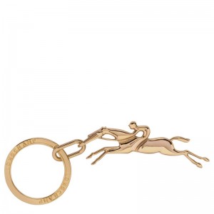 Very pale gold - Metal Longchamp Cavalier Women Key Rings | AU8052OK