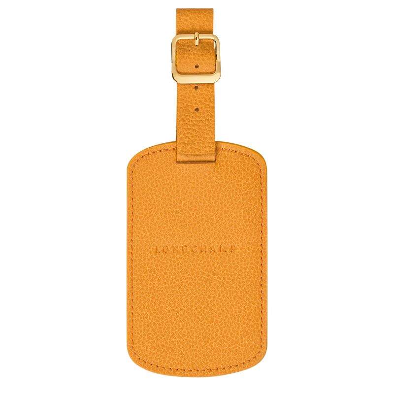 Apricot - Leather Longchamp Le FoulonnÉ Luggage tag Men Accessories | AU9289ZU