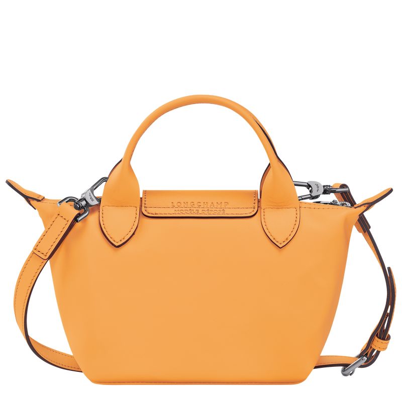 Apricot - Leather Longchamp Le Pliage Xtra XS Women Handbag | AU7198CT