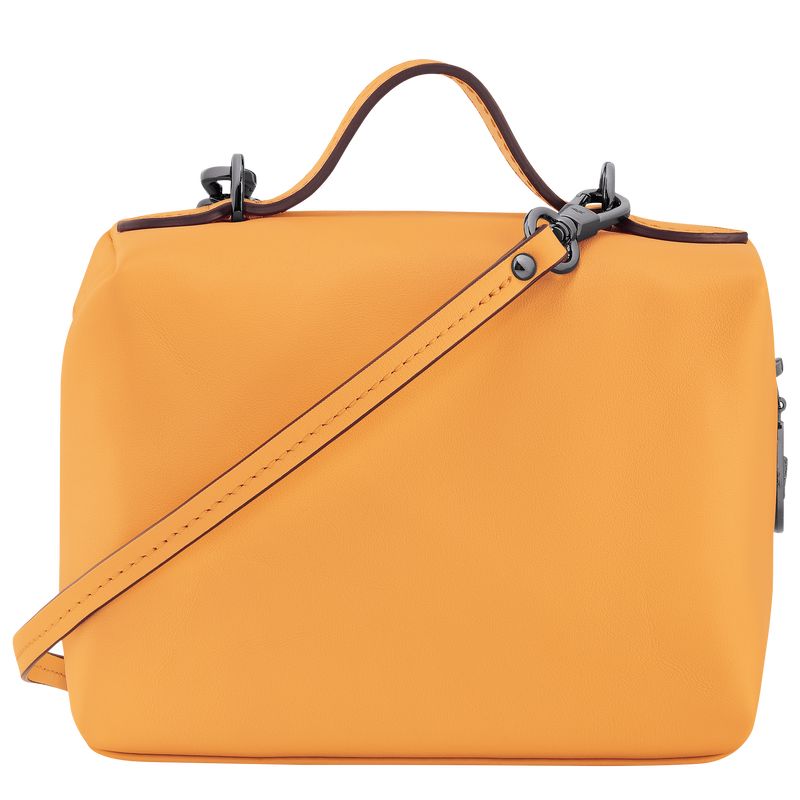 Apricot - Leather Longchamp Le Pliage Xtra XS Vanity Women Crossbody Bags | AU7389TC