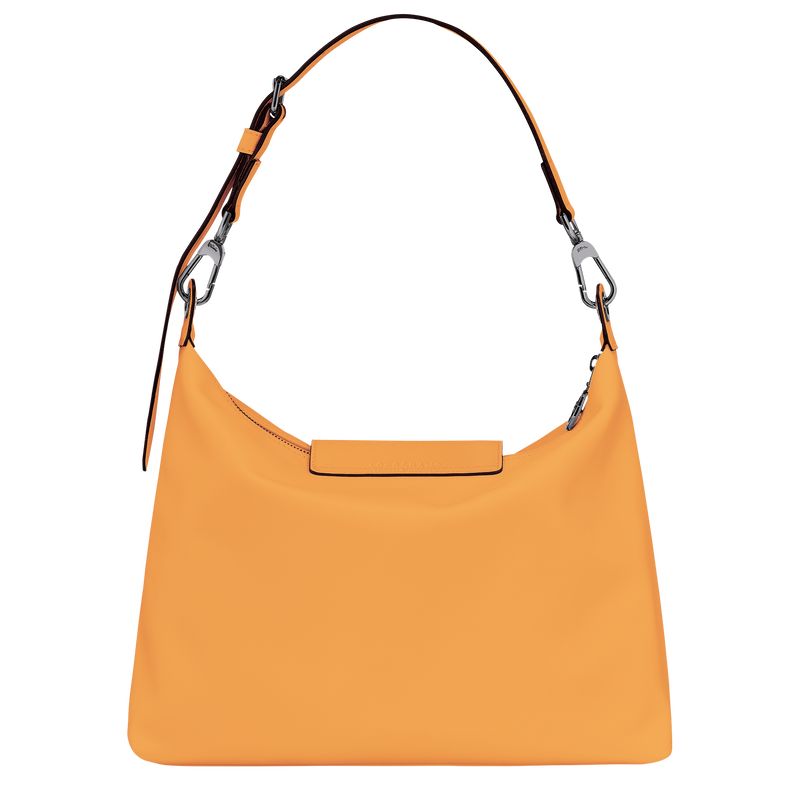 Apricot - Leather Longchamp Le Pliage Xtra M Hobo Women Shoulder Bags | AU7521ZU