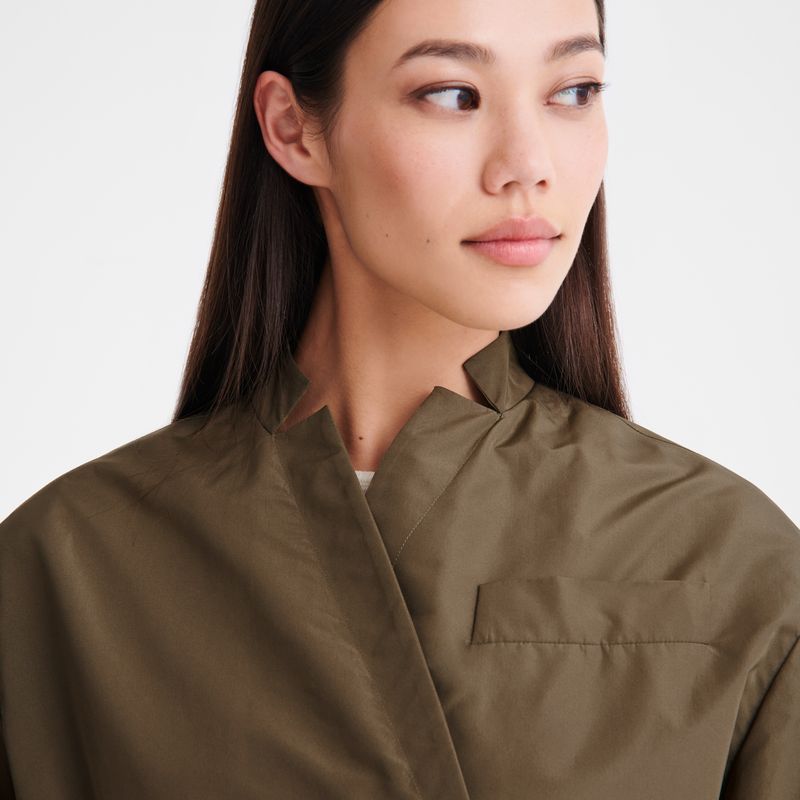 Artichoke - Technical taffeta Longchamp Kimono Women Jackets | AU8554MQ