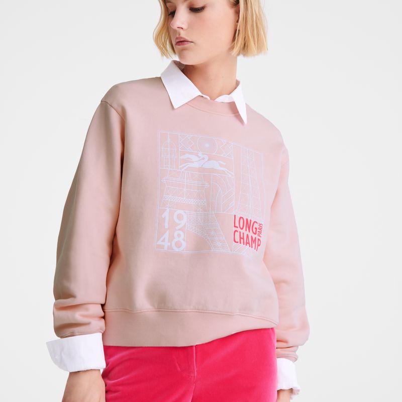 Ballerina - Jersey Longchamp Women Sweatshirt | AU8578EB