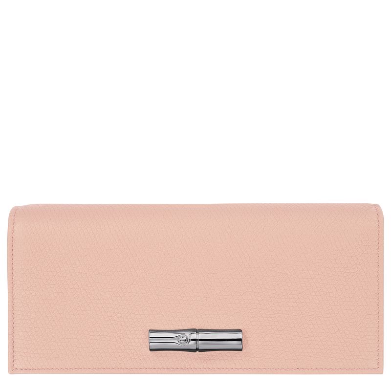 Ballerina - Leather Longchamp Le Roseau Flap Women Wallets | AU7854WN