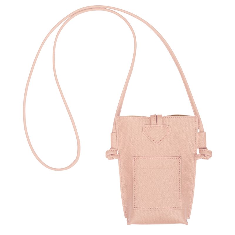 Ballerina - Leather Longchamp Le Roseau Women Phone Case | AU7803EB