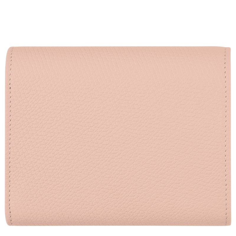 Ballerina - Leather Longchamp Le Roseau Women Wallets | AU7862PJ