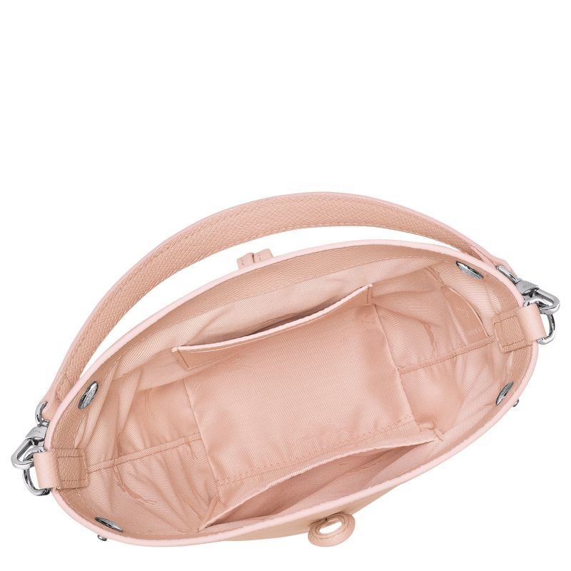 Ballerina - Leather Longchamp Le Roseau XS Bucket Women Crossbody Bags | AU7458CT