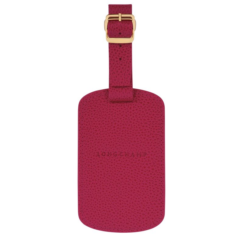 Beetroot - Leather Longchamp Le FoulonnÉ Luggage tag Men Accessories | AU9284NW