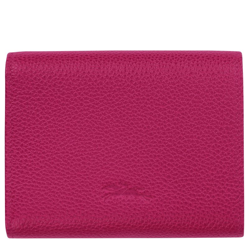 Beetroot - Leather Longchamp Le FoulonnÉ Men Wallets | AU9002YX