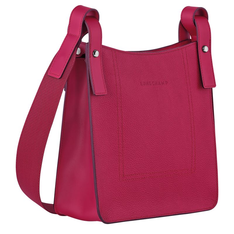 Beetroot - Leather Longchamp Le FoulonnÉ S Women Crossbody Bags | AU7436QM