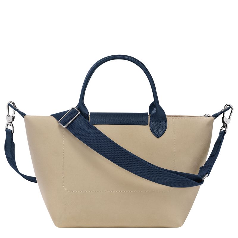 Beige - Canvas Longchamp Le Pliage Collection S Women Handbag | AU7147VR