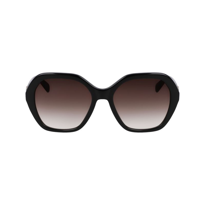 Black - Acetate Longchamp Women Sunglasses | AU8473RV