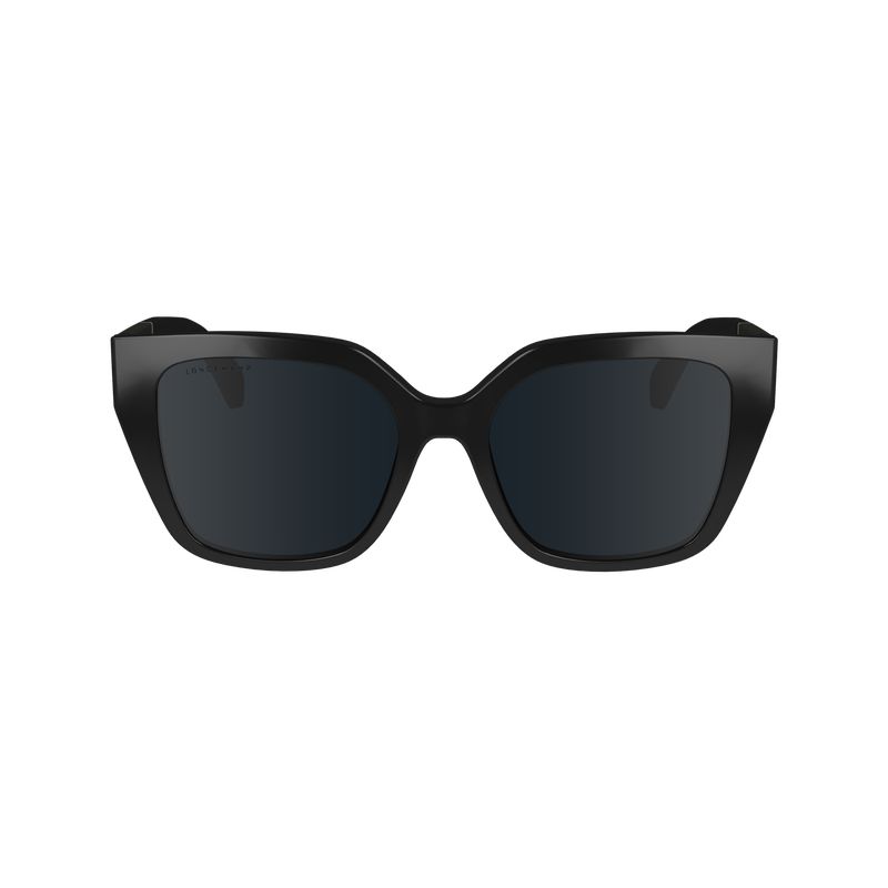 Black - Acetate Longchamp Women Sunglasses | AU8483UZ