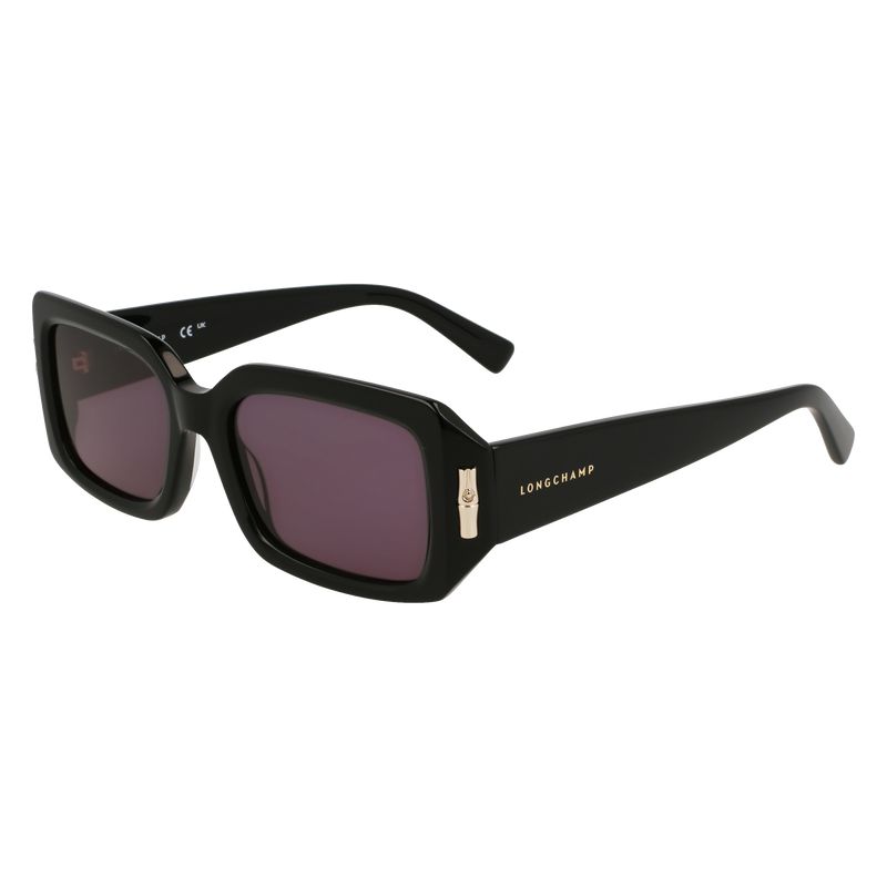 Black - Acetate Longchamp Women Sunglasses | AU8491GS