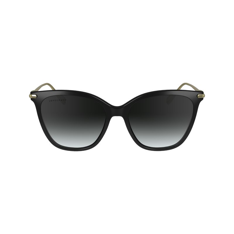 Black - Acetate / Metal Longchamp Women Sunglasses | AU8470UZ