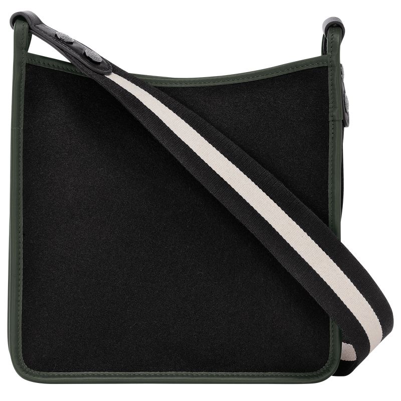 Black - Canvas Longchamp Le FoulonnÉ S Women Crossbody Bags | AU7404ZU