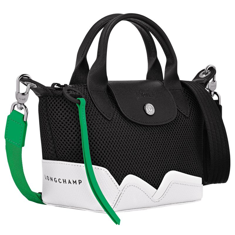 Black - Canvas Longchamp Le Pliage Collection XS Handbag Women Mini Bags | AU7006GS