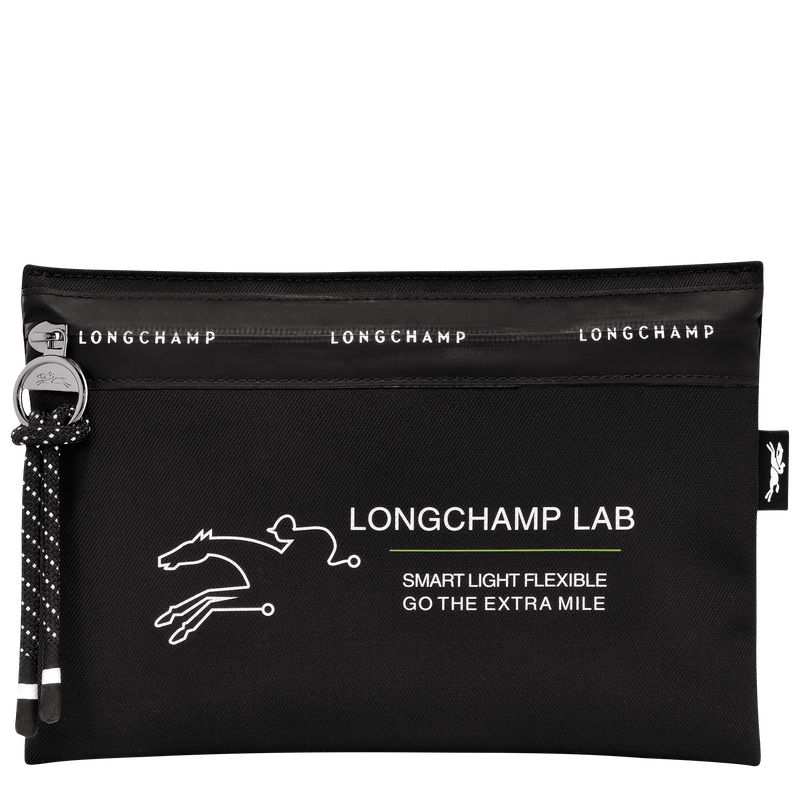 Black - Canvas Longchamp Le Pliage Energy Men Pouches | AU9097RV