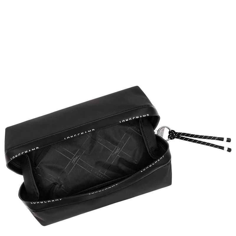 Black - Canvas Longchamp Le Pliage Energy Women Pouches | AU7702YX