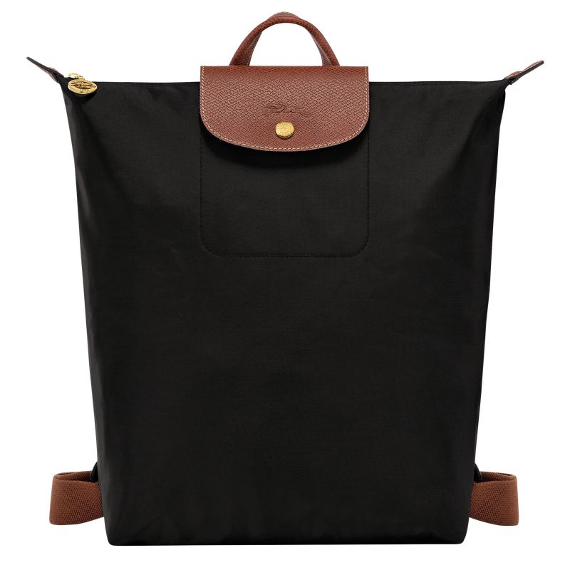 Black - Canvas Longchamp Le Pliage Original M Women Backpacks | AU7643WN