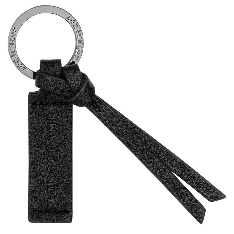 Black - Leather Longchamp 3Ds Men Key Rings | AU9397HA