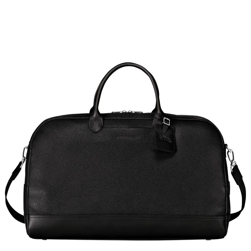 Black - Leather Longchamp Le FoulonnÉ M Women Travel Bags | AU8094LI