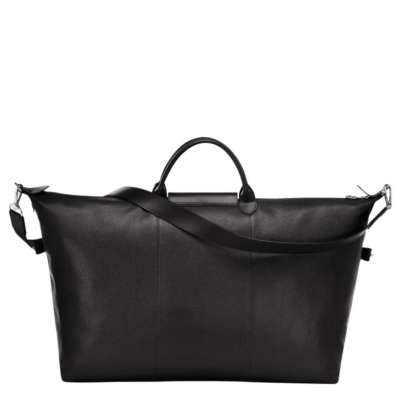 Black - Leather Longchamp Le FoulonnÉ S Men Travel Bags | AU9175VR