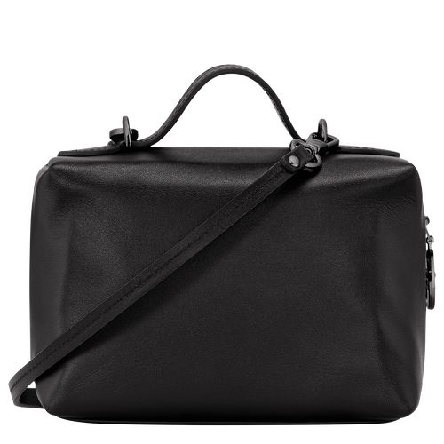 Black - Leather Longchamp Le Pliage Xtra XS Vanity Women Mini Bags | AU7144ZU