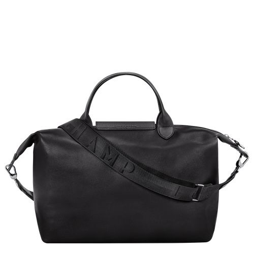 Black - Leather Longchamp Le Pliage Xtra L Men Handbag | AU8954PJ