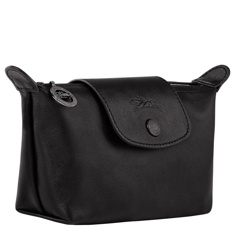 Black - Leather Longchamp Le Pliage Xtra Men Pouches | AU9073NW