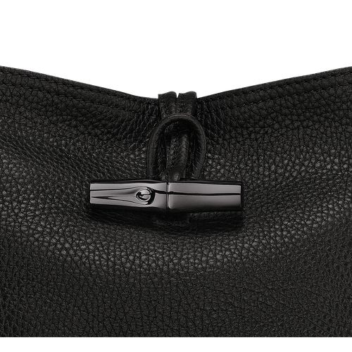 Black - Leather Longchamp Le Roseau Essential XS Bucket Women Mini Bags | AU7136SG