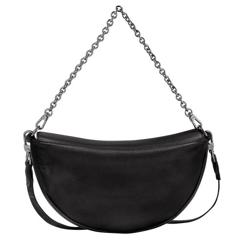 Black - Leather Longchamp Smile S Crossbody Women Shoulder Bags | AU7584OK