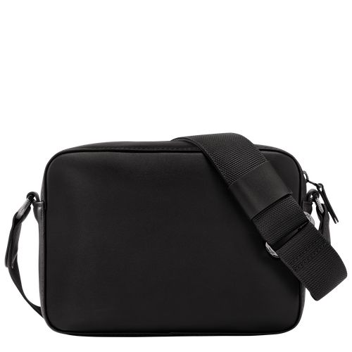 Black - Leather Longchamp sur Seine Camera Men Crossbody Bags | AU8827FD