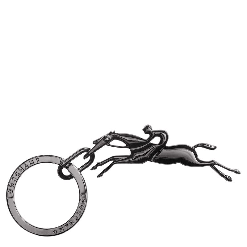 Black - Metal Longchamp Cavalier Men Key Rings | AU9155EB